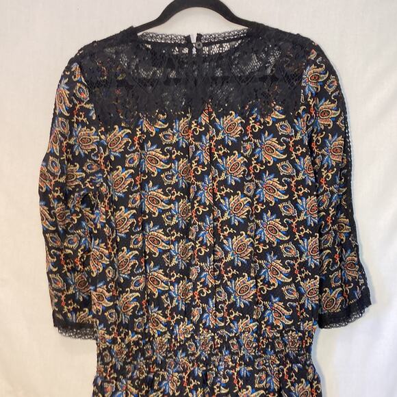 Sea New York Lace Silk Floral Lightweight Dress Size 10 - Picture 10 of 11